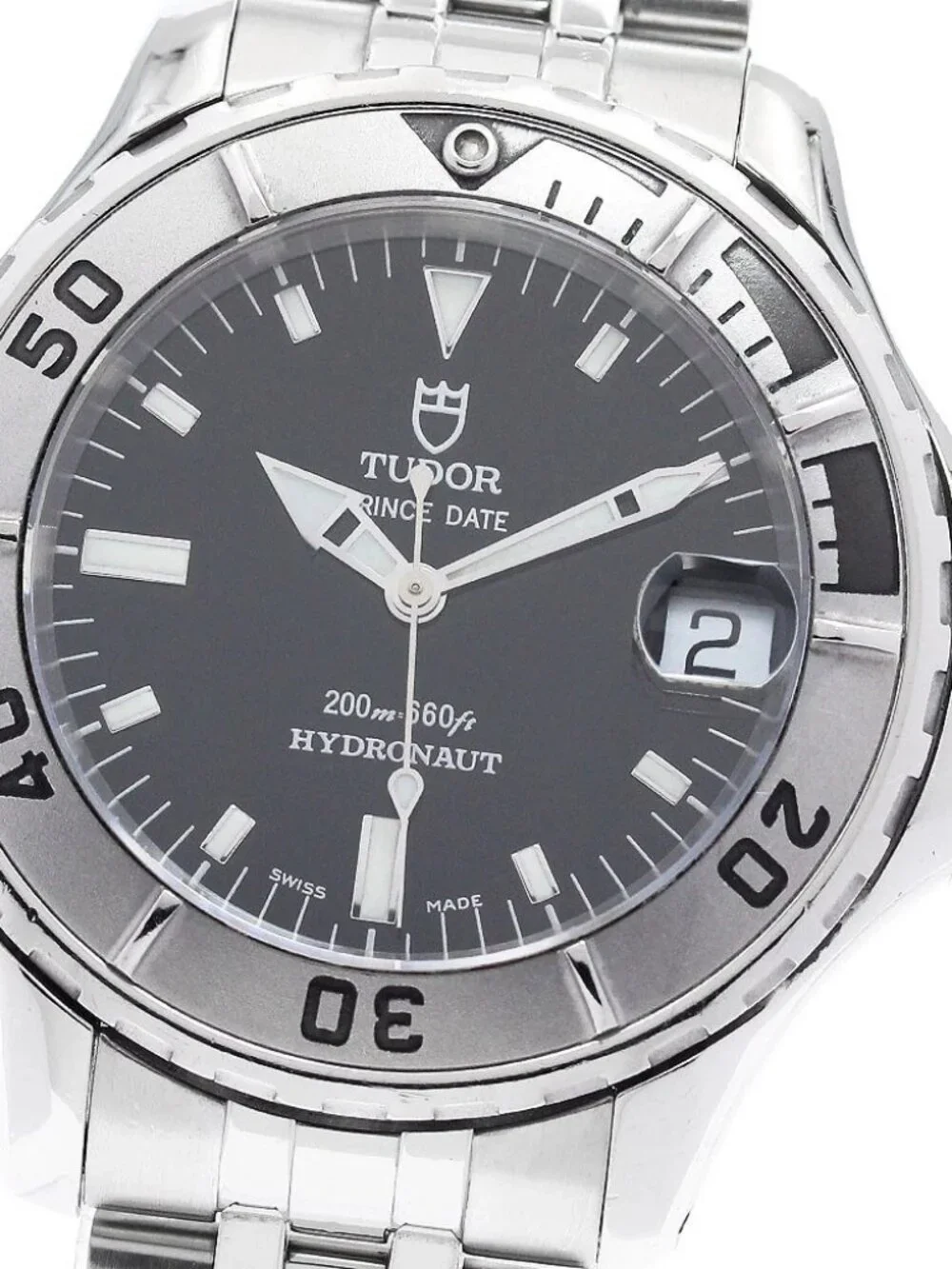 TUDOR Prince Date Hydronaut 85190P black Dial Automatic Men's Watch_951425